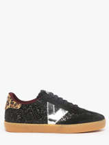 Sneakers Berlin Uit Leder Victoria Zwart women 1126223